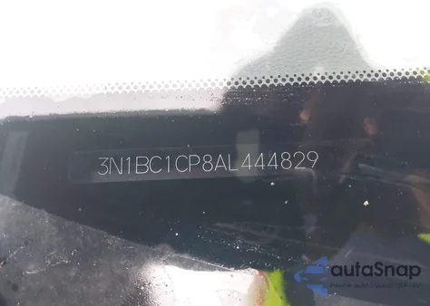 2010 Nissan Versa 1.8S z USA, uszkodzony, nr VIN 3N1BC1CP8AL444829